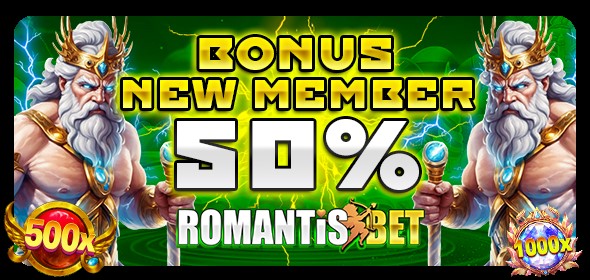 Bonus New Member 50%